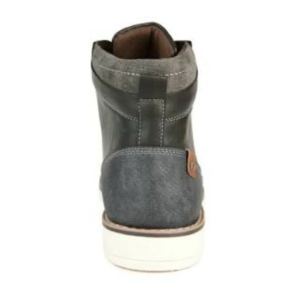Vance Co. Men’s Evans Lace Up Ankle Boot - Grey- Size 11
